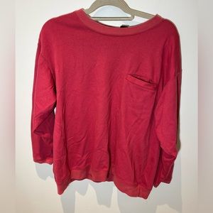 Patagonia‎ Womens Crewneck Pink Cotton Sweatshirt Size Small